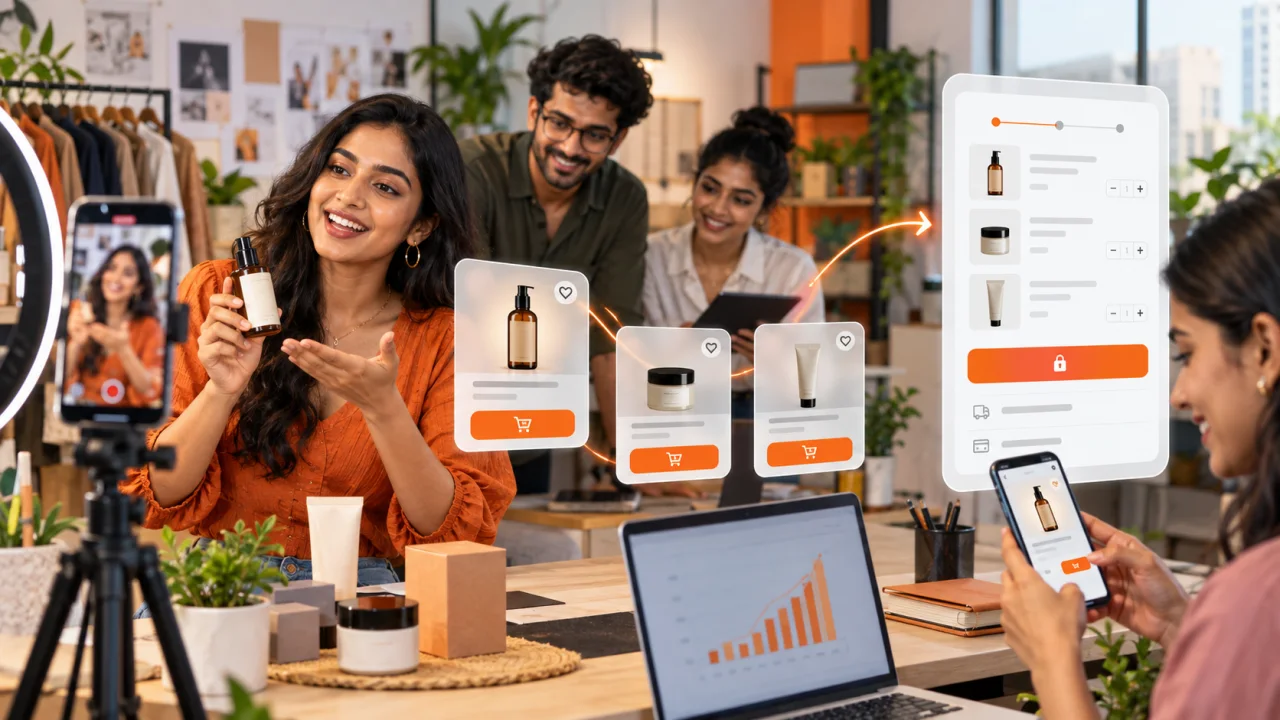 Creator Economy से Creator Commerce तक: Video, Product Tag और Checkout कैसे बदल रहे हैं Brand Marketing