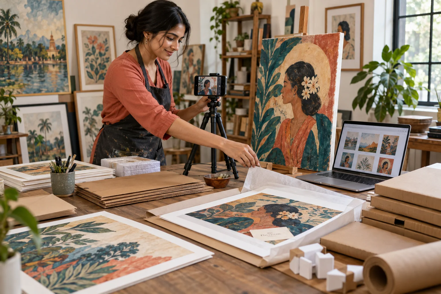 भारत में Art Online कैसे बेचें? Artists के लिए Complete 2026 Guide