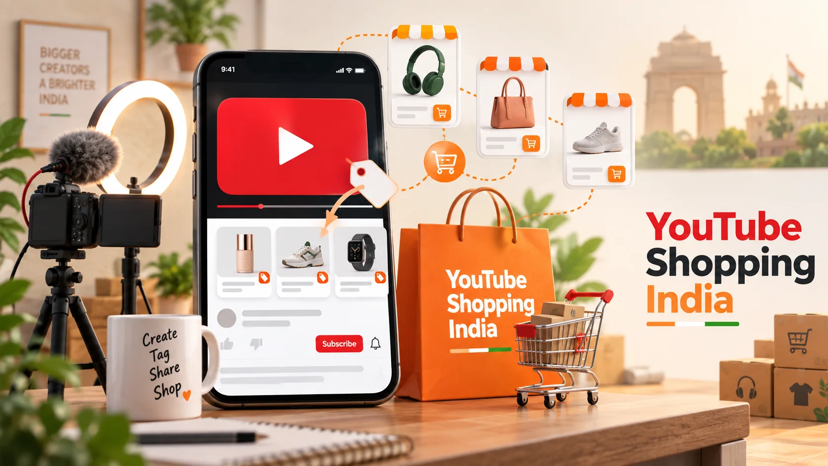भारत में YouTube Shopping का बड़ा विस्तार: Amazon, AJIO और Meesho जुड़ने से क्या बदलेगा?