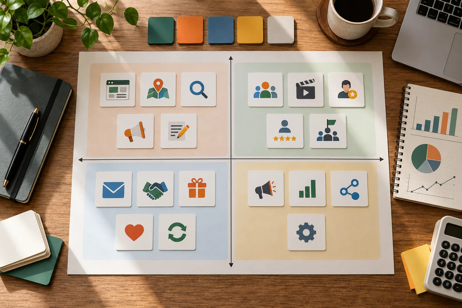 A practical channel matrix helps founders compare effort, buyer fit, trust impact, retention value and scale potential before spending.
