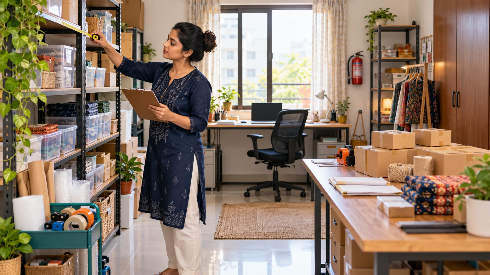 Home Business Workspace कैसे Setup करें? Layout, Storage और Safety Guide 2026