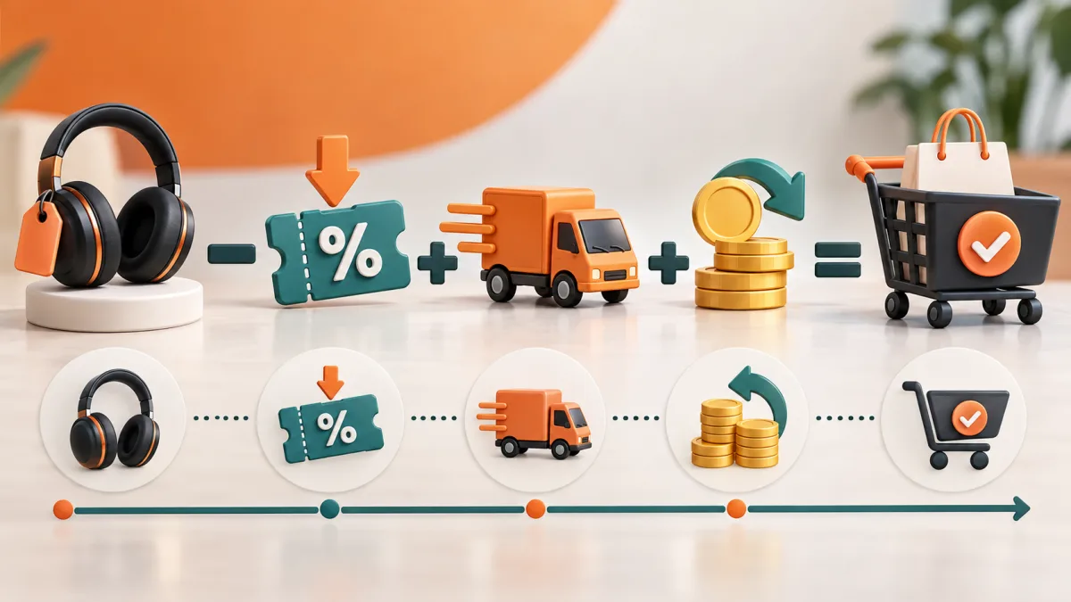 The real value of a coupon depends on the discount cap, delivery cost, cashback rules and final checkout total.