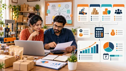 Home Business के लिए कितना पैसा चाहिए? Budget, Break-even और Loan Readiness Guide 2026