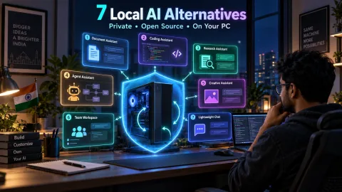 ChatGPT के 7 Open-Source Alternatives जिन्हें अपने Computer पर Local चला सकते हैं