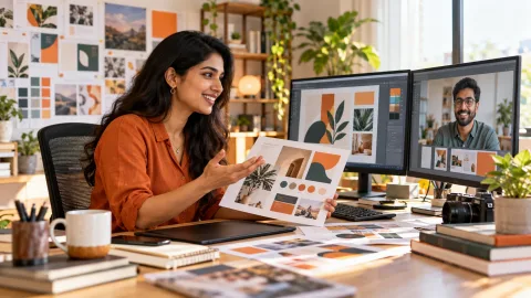 Graphic Design Clients कैसे पाएं? Portfolio, Outreach और 30-Day Plan 2026