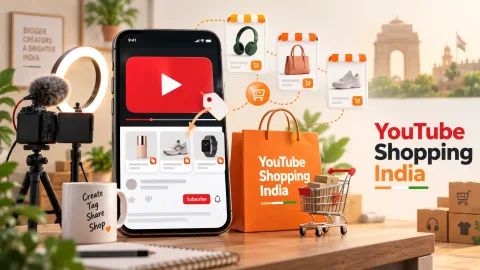 भारत में YouTube Shopping का बड़ा विस्तार: Amazon, AJIO और Meesho जुड़ने से क्या बदलेगा?