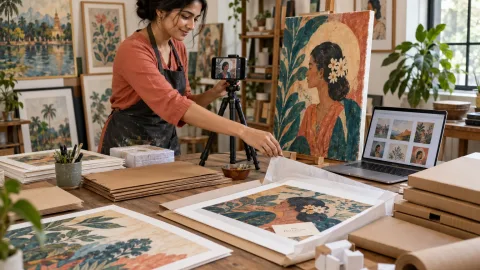 भारत में Art Online कैसे बेचें? Artists के लिए Complete 2026 Guide