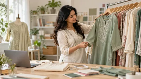 Online Clothing Business कैसे शुरू करें? Sourcing, Budget, Pricing और First Orders Guide