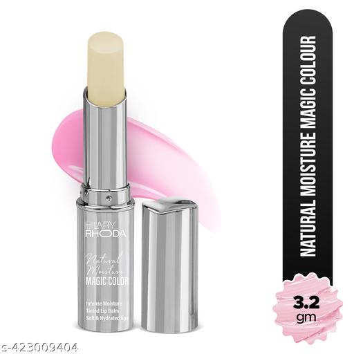 Hilary Rhoda Natural Moisture Magic Colour Lip Balm | Tinted & PH Lip Balm | Hydrating & Moisturising Lip Balm | With Grape Seed Extract - 3g