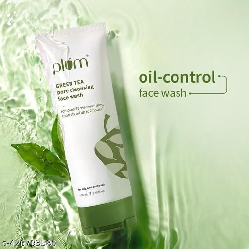 Plum Green Tea Pore Cleansing Face Wash|100ml  Acne-Prone Skin | Controls Oil, Fights Pimples