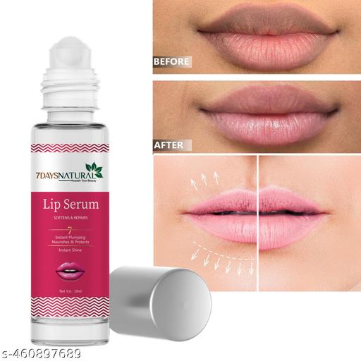 7DAYSNATURAL Lip Serum Oil for Dry & Chapped Lips | Lip Balm for Soft & Hydrated Lips | Lip Balm with Natural Ingredients - 10ml Pack Of 1