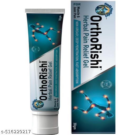 Herbal Pain Fast Relief Gel for Arthritis, Joint & Muscle Pain – OrthoRishi Gel with Mahanarayan & Gandhapura Oils