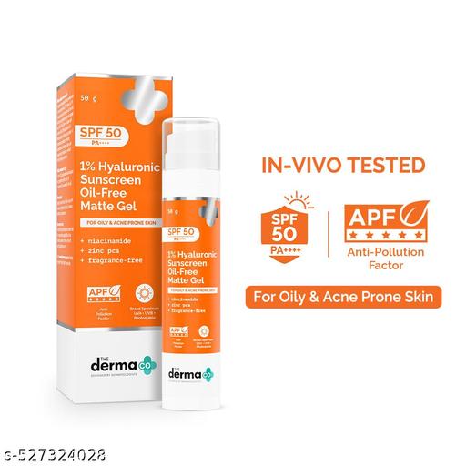 The Derma Co.  1% Hyaluronic Sunscreen Oil-Free Gel