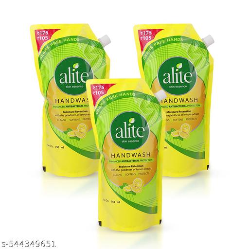 Alite Handwash Refill - Pack of 3 (675mL Each)  | Continuous Germ Protection with pH-Balanced Formula | Gently Cleanses, Hydrates & Keeps Hands Safe | Perfect Pack for the Whole Family