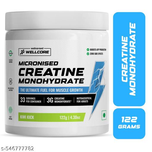 Wellcore - Pure Micronised Creatine Monohydrate (122 g, 33 Servings) Kiwi Kick