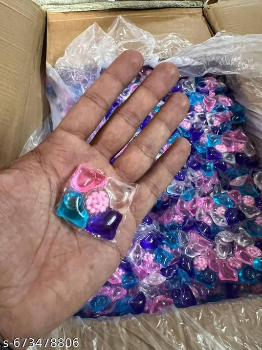 PACK OF 10 -5-in-1 Dissolvable Magic Laundry Pods for 10 Washes | Tough Stain Fighter for Top & Front Load Machines | Floral | Eco-Friendly